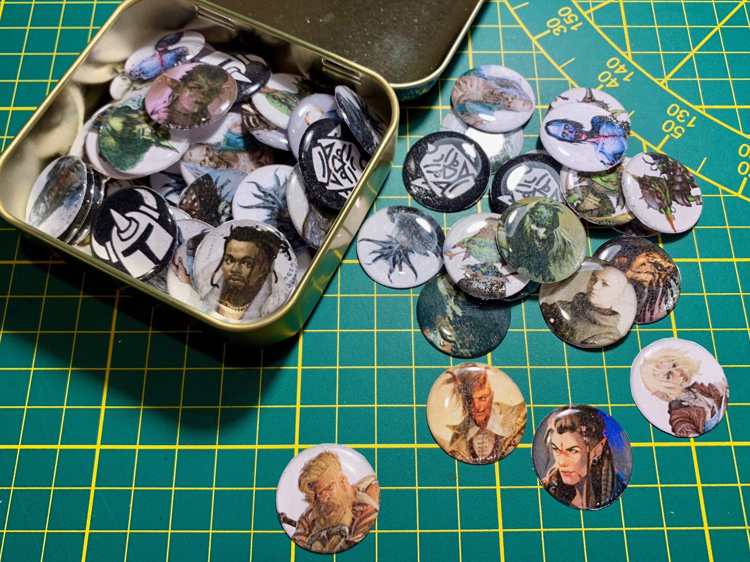 JDR: Fabriquer des jetons pour jouer sur une grille