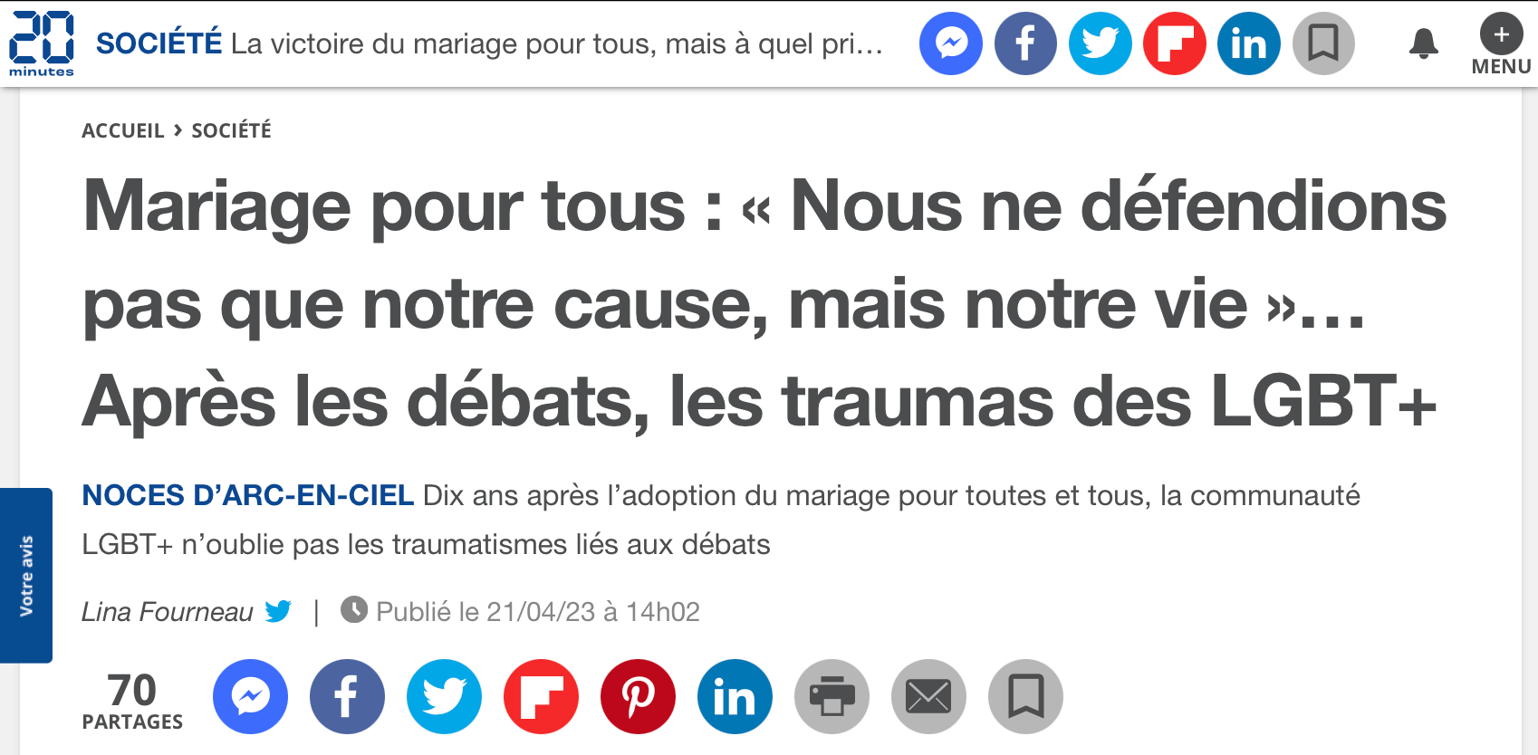 Dix ans après, nos blessures